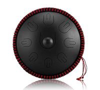 Steel Tongue Drum 14 Inch 9 Notes Hand Drum Tank Drum Percussion Instrument Yoga Meditation Beginner Hand Pan
