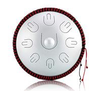 Steel Tongue Drum 14 Inch 9 Notes Hand Drum Tank Drum Percussion Instrument Yoga Meditation Beginner Hand Pan