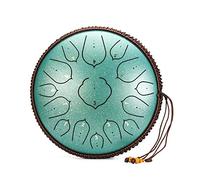 Steel Tongue Drum, 15-Note D-Tone 14-Inch Hand Drum with Drumsticks Professional Hand Pan Drum Percussion Instrument for Sound Healing, Meditation, Yoga
