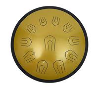 Steel Tongue Drum 22 Notes 18 Inch Professional Steel Drum Handpan Percussion Tank Drum Healing Drum with Travel Bag and Mallets