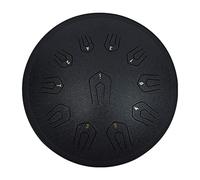 Steel Tongue Drum 22 Notes 18 Inch Professional Steel Drum Handpan Percussion Tank Drum Healing Drum with Travel Bag and Mallets