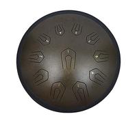 Steel Tongue Drum 22 Notes 18 Inch Professional Steel Drum Handpan Percussion Tank Drum Healing Drum with Travel Bag and Mallets