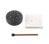 Steel Tongue Drum 3 Inch 6 Notes Portable Mini Excellent Sound Quality Hand Pan Drums for Beginner