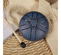 Steel Tongue Drum - 3 Inch 6 Tones Chakra Rain Chime For Garden