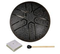 Steel Tongue Drum 3 Inch 6 Tones Handpan Drum, Percussion Instrument Drum, Steel Tongue Drum, Size and Sound Quality, for Meditation Yoga Sound Healing