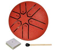 Steel Tongue Drum 3 Inch 6 Tones Handpan Drum, Percussion Instrument Drum, Steel Tongue Drum, Size and Sound Quality, for Meditation Yoga Sound Healing