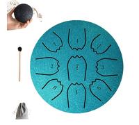 Steel Tongue Drum, 4 Inch 9 Tone Musical Percussion Instrument for Meditation, Music Education, Yoga Gift for Toddlers - Outdoor Garden Use