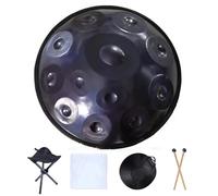Steel Tongue Drum 440Hz 432Hz Handpan 22 Inch 9 10 12 14 Notes Steel Tongue Drum, Ethereal Percussion Music Instrument(22 Inch 12 Notes)