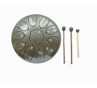 Steel Tongue Drum, 6 Inch, 11 Notes, Percussion Instrument for Meditation, Yoga, Musical Gift
