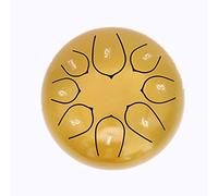 Steel Tongue Drum 6-inch 8-note Percussion Instrument - Outdoor Rain Drum Handpan Instrument for Meditation, Yoga & Zazen - Ethereal Sound for Mind Healing & Performances (TYPE - 3)