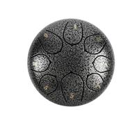 Steel Tongue Drum 6-inch 8-note Percussion Instrument - Outdoor Rain Drum Handpan Instrument for Meditation, Yoga & Zazen - Ethereal Sound for Mind Healing & Performances (TYPE - 11)