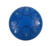 Steel Tongue Drum 6-inch 8-note Percussion Instrument - Outdoor Rain Drum Handpan Instrument for Meditation, Yoga & Zazen - Ethereal Sound for Mind Healing & Performances (TYPE - 7)