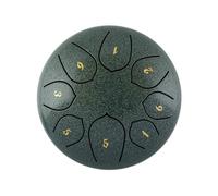 Steel Tongue Drum 6-inch 8-note Percussion Instrument - Outdoor Rain Drum Handpan Instrument for Meditation, Yoga & Zazen - Ethereal Sound for Mind Healing & Performances (TYPE - 9)