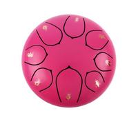 Steel Tongue Drum 6-inch 8-note Percussion Instrument - Outdoor Rain Drum Handpan Instrument for Meditation, Yoga & Zazen - Ethereal Sound for Mind Healing & Performances (TYPE - 8)