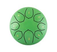 Steel Tongue Drum, 6 Inch 8 Note Rain Drum for Outside Garden, Chakra Tank Drum Rain Chime, Handpan C Key Musical Percussion Instrument Kit with Bag Mallets, Enjoy The Rain Symphony (F)