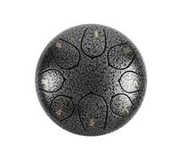 Steel Tongue Drum, 6 Inch 8 Note Rain Drum for Outside Garden, Chakra Tank Drum Rain Chime, Handpan C Key Musical Percussion Instrument Kit with Bag Mallets, Enjoy The Rain Symphony (K)