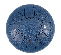 Steel Tongue Drum, 6 Inch 8 Note Tambourine, Percussion Instrument Set for Meditation, Yoga, Entertainment (I)