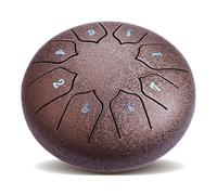 Steel Tongue Drum 6 Inch 8 Notes with Bag, Music Book, Drumsticks, Mallet Holder, and Finger Picks for Beginners, Camping, Meditation, Mind Healing