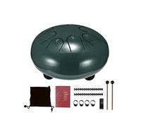 Steel Tongue Drum, 6-inch 8-tuned Tongue Drum, Portable Percussion Instrument, Suitable for Entertainment and Stage Performances