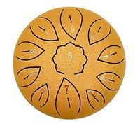Steel Tongue Drum 6 inches 11 Notes Percussion Instrument Handpan Drum Tank Drum for Musical Education Concert Mind Healing Yoga Meditation Ideal Xmas Gift