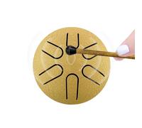 Steel Tongue Drum - 6 Notes Handpan Meditation Drum | 3 Inch Waterproof Steel Drum for Outdoor Use, Musical Education, Kids, Adults, Beginners, Zen, Metal, 8 * 8 * 4.5cm/3.07