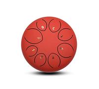 Steel Tongue Drum, 8 Note 10 Inch Hand Pan Drum with Storage Bag/Drumsticks, Suitable for Meditation, Music Education (B)