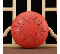 Steel Tongue Drum, 8-Note C Major, Carbon Steel, Ideal for Meditation, Musical Education, Entertainment, and Mind Healing, Perfect for Beginners