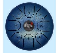 Steel Tongue Drum 8 Notes 5.5 Inches, Professional Tongue Drum for Kids, Percussion Instrument Handpan C Key with Bag, Music Book, Mallets, Gift for Meditation Entertainment Musical Education/83 (Col