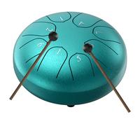 Steel Tongue Drum 8 Notes 6 Inches Chakra Tank Drum Steel Percussion,Musical Healing Instruments,Prenatal Music Education,Entertainment,Meditation,Yoga,Zen,Gifts (Malachite)