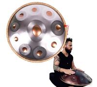 Steel Tongue Drum, 9/10/12 Notes D Minor, Handpan Instrument for Beginners and Performance, 432hz/440hz Tuning
