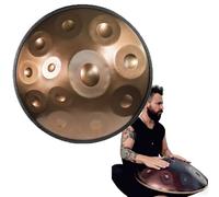 Steel Tongue Drum, 9/10/12 Notes D Minor, Handpan Instrument for Beginners and Performance, 432hz/440hz Tuning