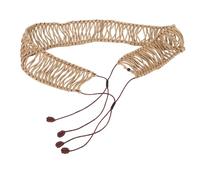 Steel Tongue Drum Braided Rope Wrapped Noise Cancelling Decorative Ethereal Drum Woven Rope Handcrafted Sisal Rope Cover for 12 Inch Hollow Drums Percussion Instruments