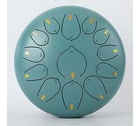 Steel Tongue Drum C Major, 10 inch 13 Notes Kids Tongue Drum Handpan Drum, Percussion Instrument kit with Drum Mallets, Note Stickers, Finger Picks, Mallet Bracket and Gig Bag, destress Gifts/78 (Col