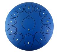 Steel Tongue Drum C Major, 13 Notes 12 Inches Ethereal Drum with Bag Finger Picks Mallets Music Book for Musical Education Mind Healing Yoga