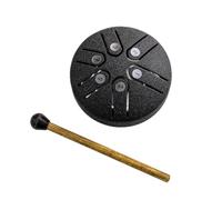 Steel Tongue Drum Ethereal Drum Relaxation 3 Inch 6 Tone Hand Pan Mini Hand Drum For Travel Adults G7u0 Meditation Yoga Biginner