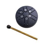 Steel Tongue Drum Ethereal Drum Relaxation 3 Inch 6 Tone Hand Pan Mini Hand Drum For Travel Biginner L6f7 Adults Yoga Meditation