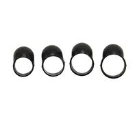 Steel Tongue Drum Finger Picks, 4Pcs Steel Tongue Drum Finger Sleeves Drumstick Holders Tool for Percussion Instrument Assorted Sizes