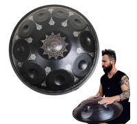 Steel Tongue Drum for Yoga, Meditation, and Relaxation, Includes Carrying Bag, Perfect for Musical Therapy and Stress Relief