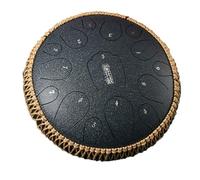 Steel Tongue Drum - Handpan Drum Instrument, 13 Inches 15 Notes Tongue Drums, Hand Pan Drums With Music Book, Handpan Drums Mallets And Carry Bag, D Major(K)