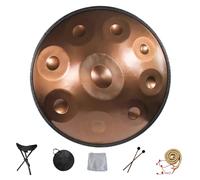 Steel Tongue Drum, Handpan for Sound Healing, 432Hz/440Hz, D Minor Musical Instrument, 9-12 Notes for Adults, Professional Quality