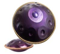 Steel Tongue Drum in D Minor, 9 to 12 Notes, Includes Soft Bag, Mallets, Stand, and Cleaning Cloth