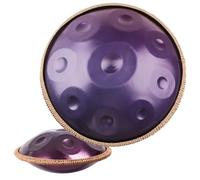 Steel Tongue Drum in D Minor, 9 to 12 Notes, Includes Soft Bag, Mallets, Stand, and Cleaning Cloth