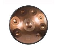 Steel Tongue Drum Kit, 18in Hand Pan Drums Percussion Instrument, 9Notes Classic G Minor Generates Yoga Meditation, for Musical Education Entertainment-Gold ||18in