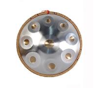 Steel Tongue Drum Kit, 18in Hand Pan Drums Percussion Instrument, 9Notes Classic G Minor Generates Yoga Meditation, for Musical Education Entertainment-Golden Eye||18in
