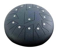 Steel Tongue Drum Kit, Handpan Drum Percussion Instrument with Bag, Music Book, Mallets for Yoga Meditation Entertainment - 12 Inch, 13-Note,Red