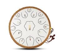 Steel Tongue Drum - Large Percussion Instrument, 13 Inch, 15 Notes, Ideal for Yoga, Meditation, and Musical Education with Travel Bag