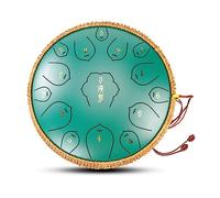 Steel Tongue Drum - Large Percussion Instrument, 13 Inch, 15 Notes, Ideal for Yoga, Meditation, and Musical Education with Travel Bag