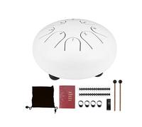 Steel Tongue Drum, Portable Hand Pan Drum, 6-inch 8-tone Percussion Tongue Drum Instrument, Suitable for Meditation and Yoga