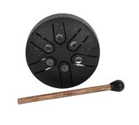 Steel Tongue Drum, Portable Mini 3 Inch 6 Notes Hand Pan Drums for Beginner Adults Kids