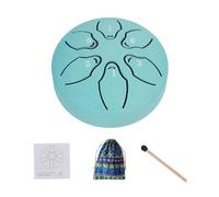 Steel Tongue Drum Steel Pan Tones Percussion Instrument 3 Inch Steel Tongues 6 Tones Tongue Drum Pan Percussion Instrument Handpan with Mallets Hand Pan Drum for Meditation Yoga Sound Healing